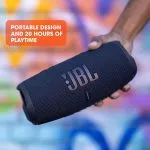 JBL CHARGE 5 - Altavoz Bluetooth portátil con IP67 impermeable y carga USB | Color Negro - Imagen 7