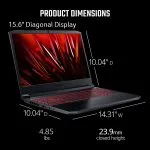 Acer Nitro 5 AN515-57-79TD Gaming Laptop | Intel Core i7-11800H | NVIDIA GeForce RTX 3050 Ti Laptop GPU | 15.6" FHD 144Hz IPS Display | 8GB DDR4 | 512GB NVMe SSD | Killer Wi-Fi 6 | Backlit Keyboard - Imagen 9