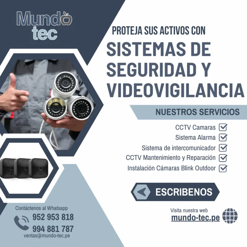 Venta e Instalación de Camaras de Seguridad en Lima y Provincias
