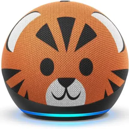 Echo Dot (4ta Generación) Infantil | Diseñado para niños, con controles parentales | Tigre